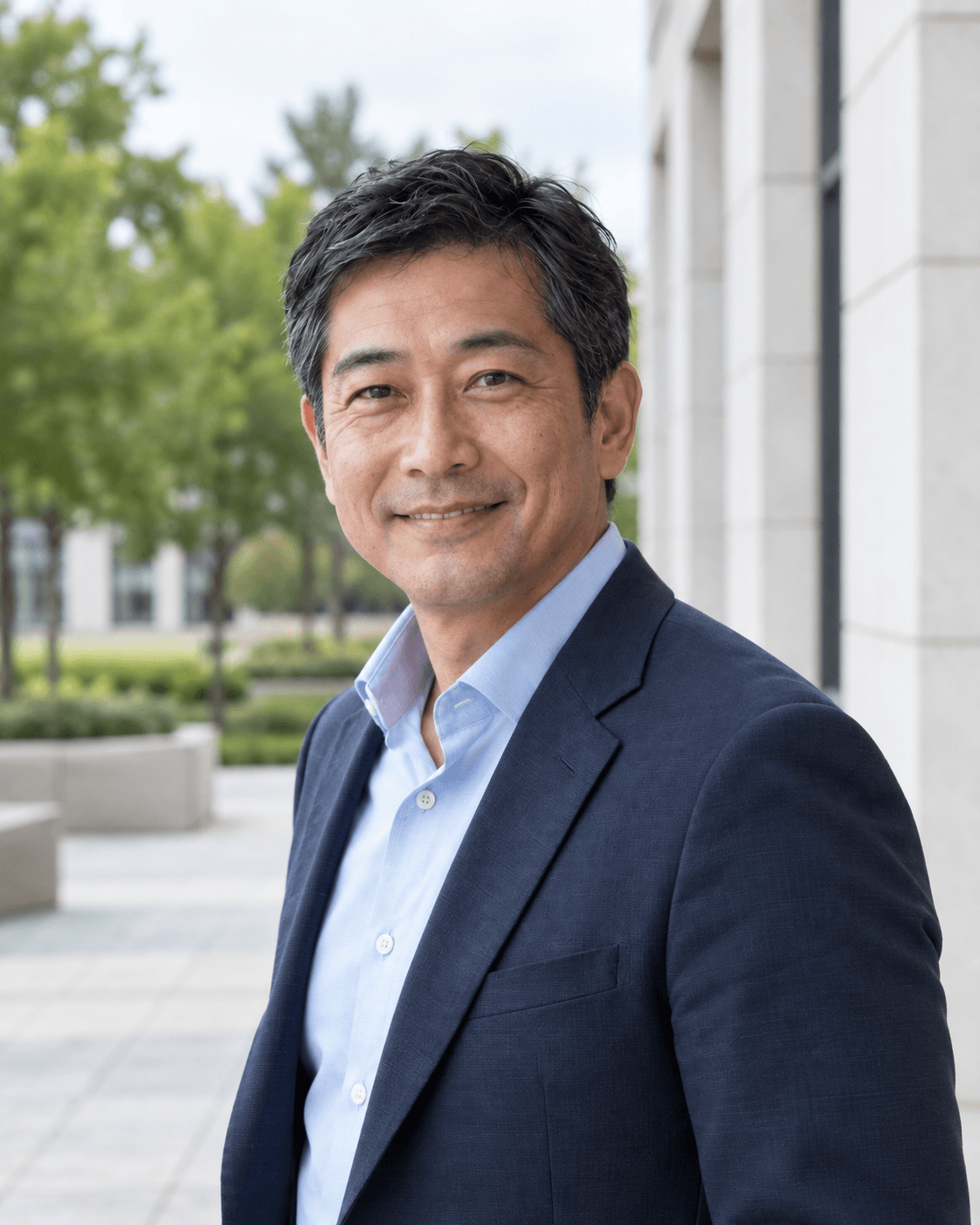 Illustrative profile portrait for Keiji Morikawa